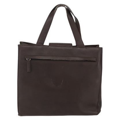 Gucci Vintage Handbag Leather, BROWN, LEATHER, Handbag