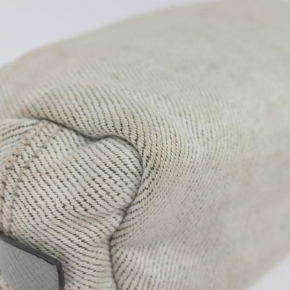 Prada Vintage Pouch Tessuto, GRAY, CANVAS, Clutche & pouche