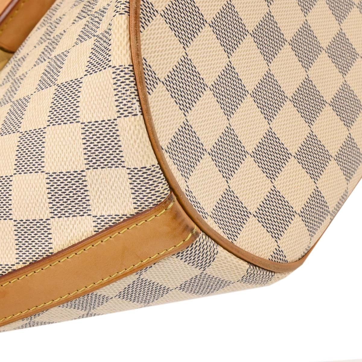 Louis Vuitton Pampelonne Handbag Damier, WHITE, CANVAS, Tote bag