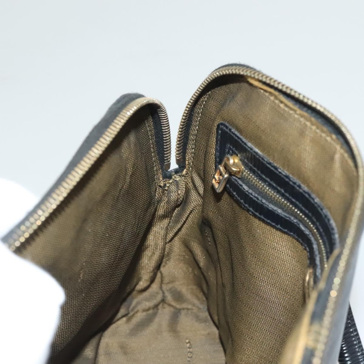 Fendi Vintage Top Handle Dome Bag Leather, BLACK, LEATHER, Handbag