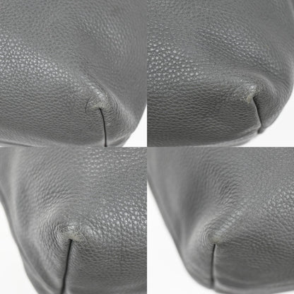 Gucci Bamboo Tassel Tote Leather, GRAY, LEATHER, Tote bag