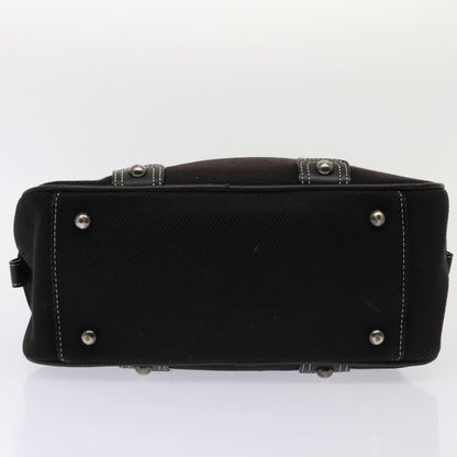 Burberry Nova Check Bowling Bag Canvas, BLACK, CANVAS, Travel bag