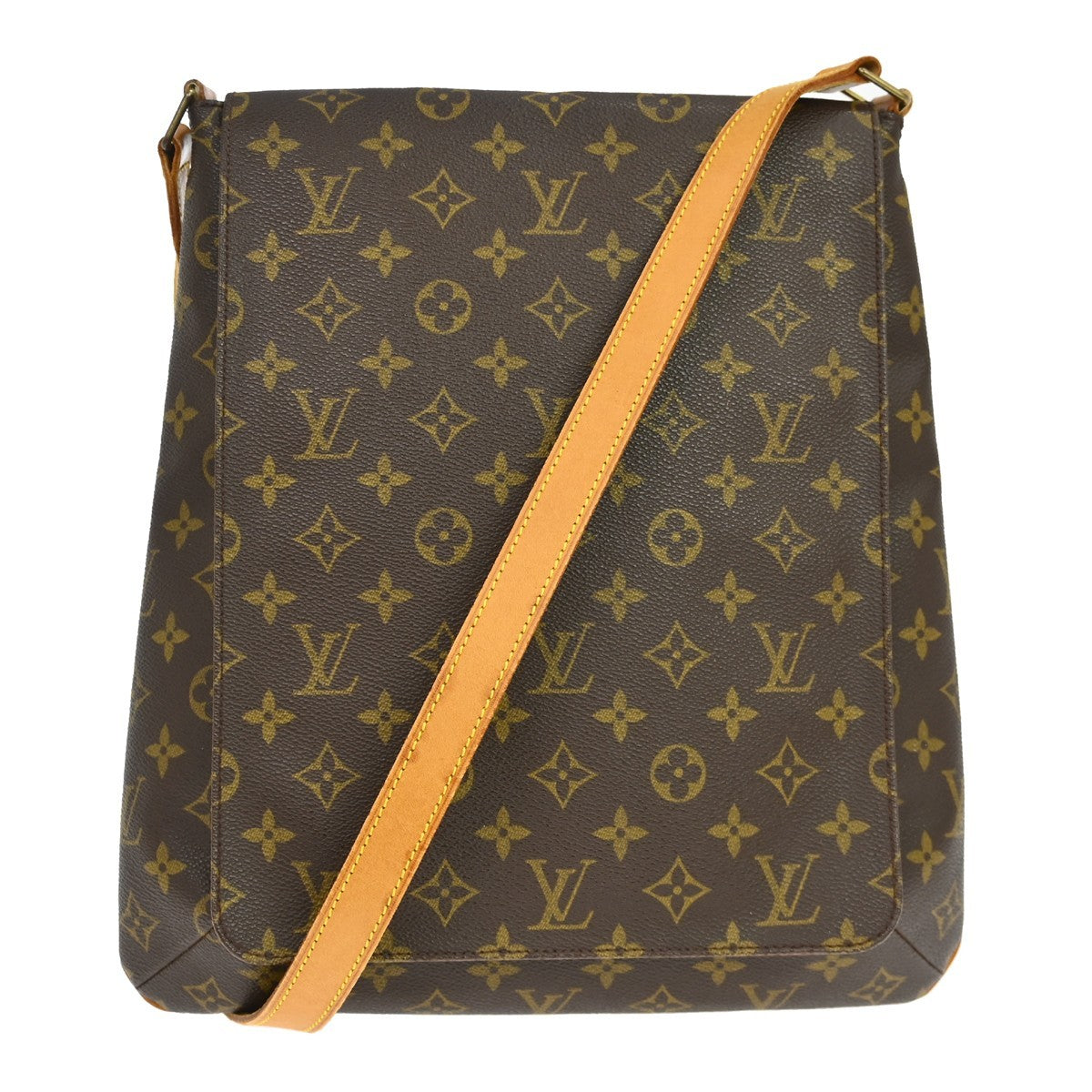 Louis Vuitton Musette Salsa Handbag Monogram Canvas, Brown, Canvas, Shoulder Bag