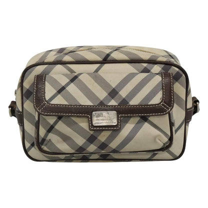 Burberry Nova Check Blue Label Nylon, BEIGE, NYLON, Shoulder bag