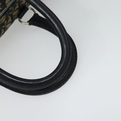 Christian Dior Vintage Trotter Boston Bag Diorissimo Canvas, NAVY, CANVAS, Handbag