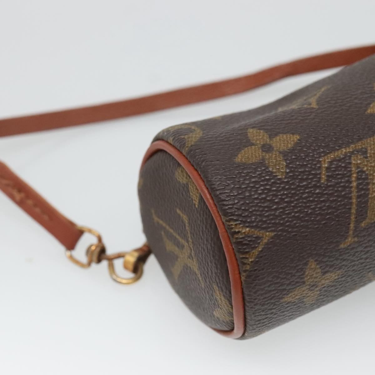 Louis Vuitton Papillon Pochette Monogram Canvas, BROWN, CANVAS, Handbag