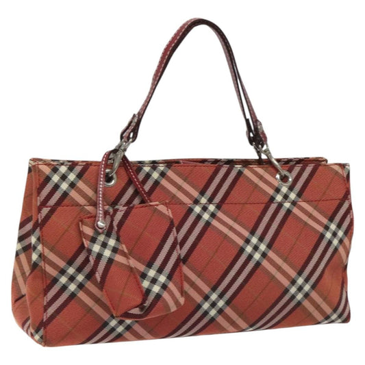 Burberry Nova Check Handbag Nova Check Canvas, RED, NYLON, Handbag