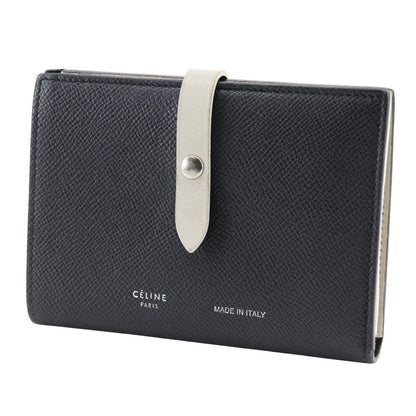 Celine Multifunction Strap Wallet Leather, BLACK, CALFSKIN, Wallets