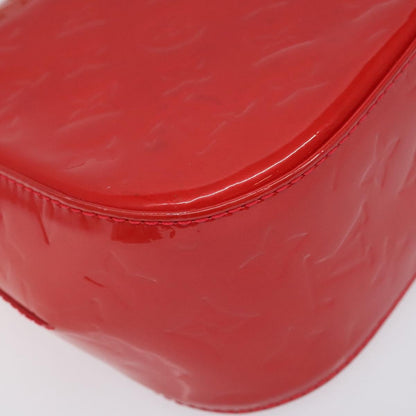 Louis Vuitton Bellflower Handbag Monogram Vernis, RED, PATENT_LEATHER, Shoulder bag