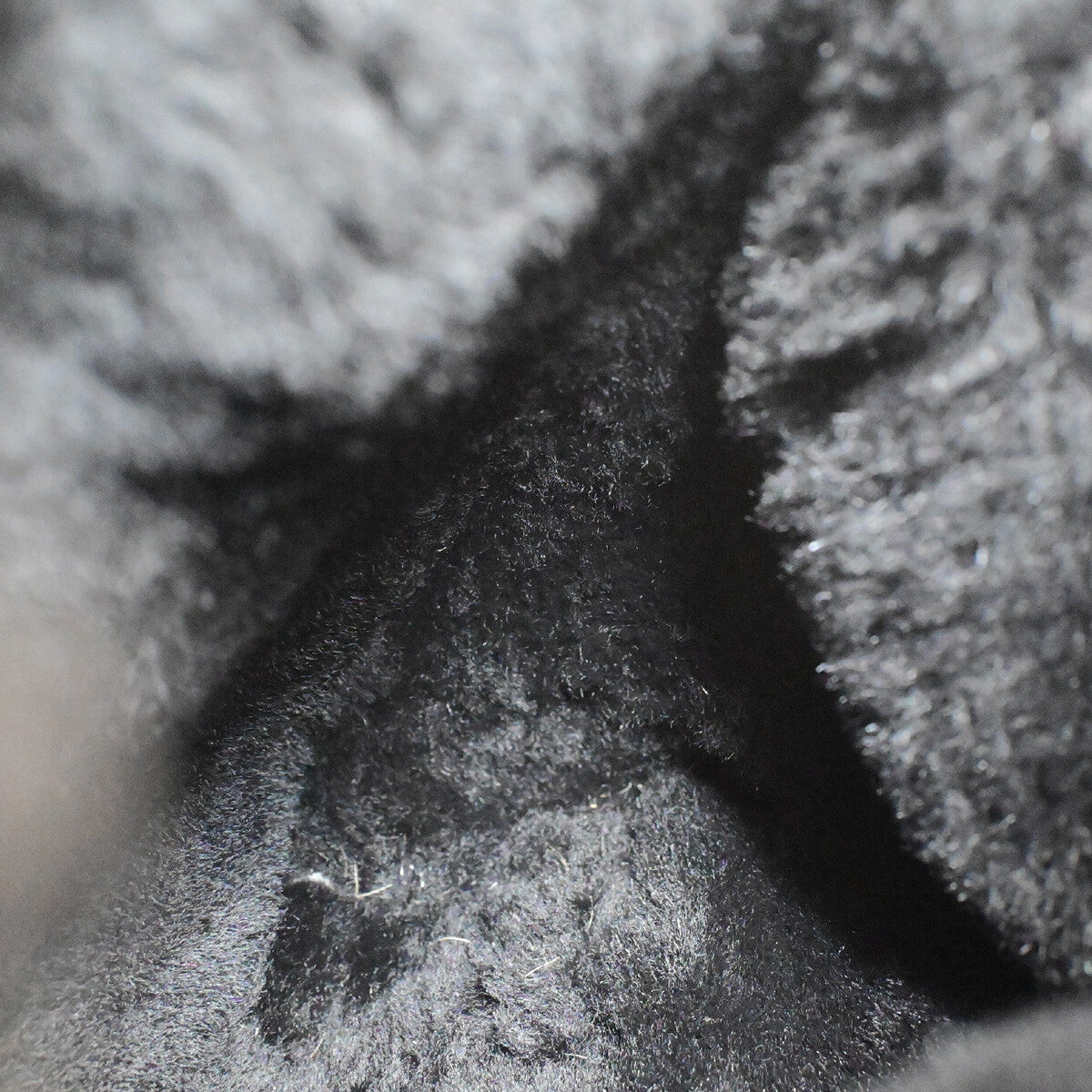 Chanel Fantasy Fur Tote Faux Fur with Leather, BLACK, SUEDE,FUR, Handbag