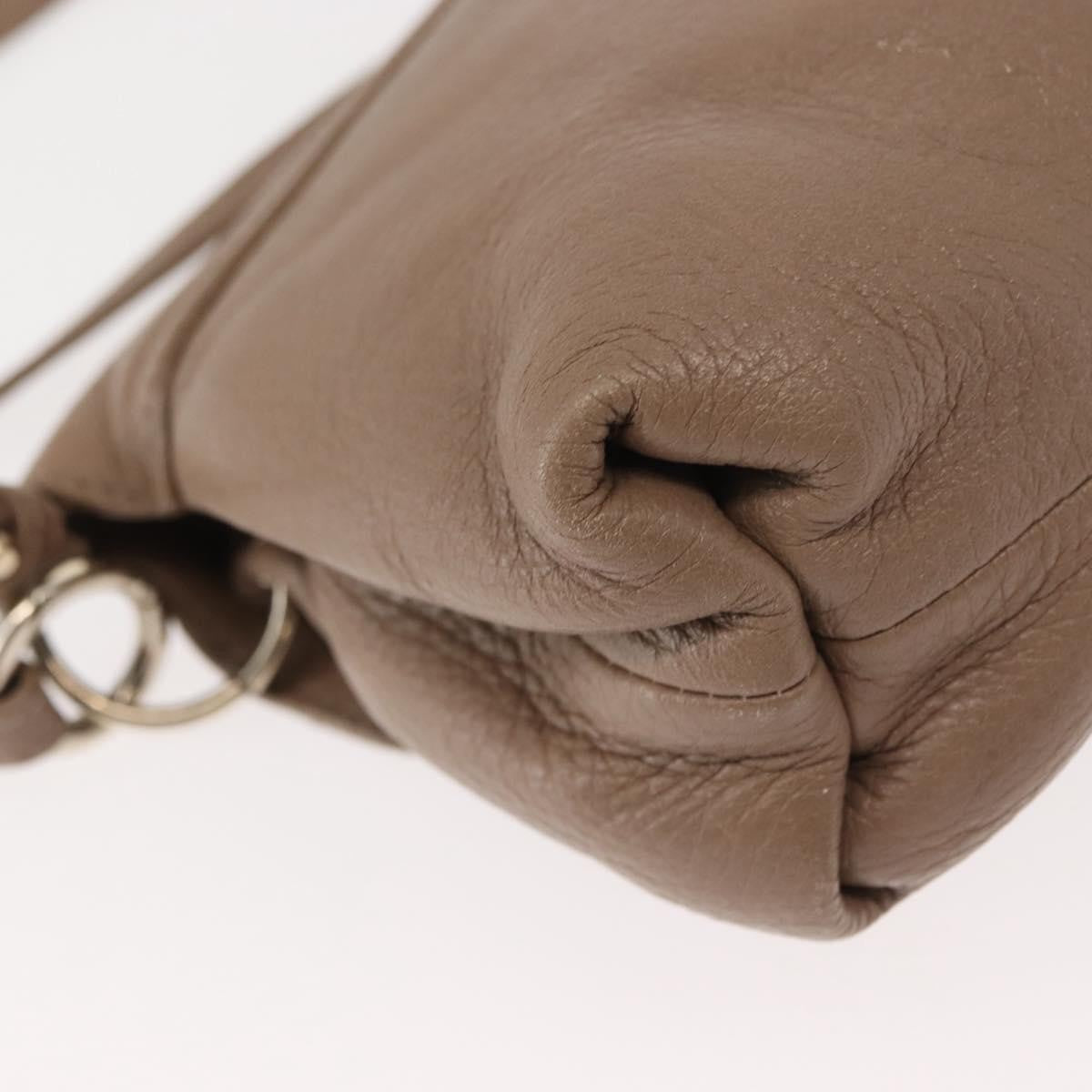 Chloe Lily Shoulder bag Leather, PURPLE, LEATHER, Shoulder bag