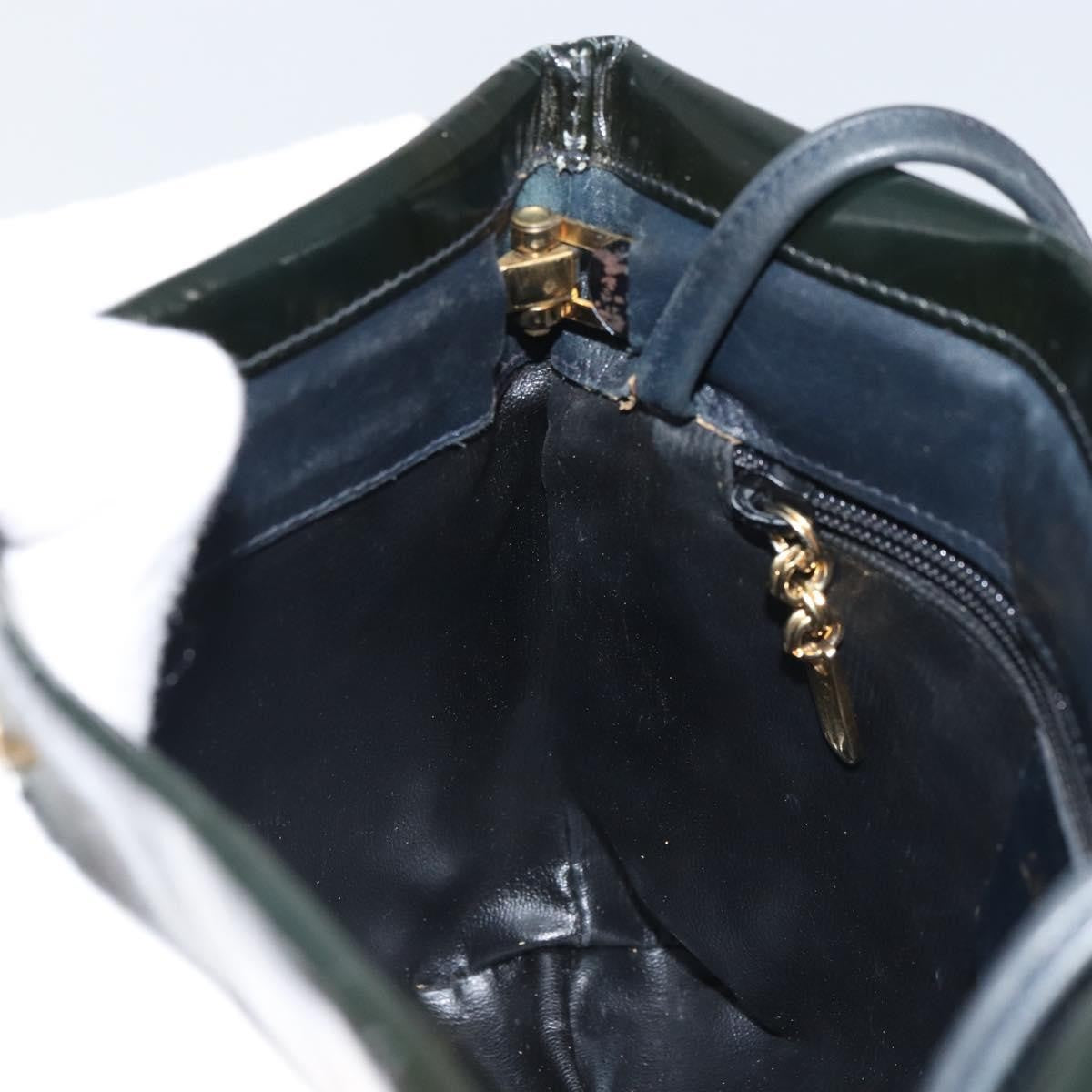 Salvatore Ferragamo Vintage Shoulder Bag Leather, BLACK, LEATHER, Shoulder bag