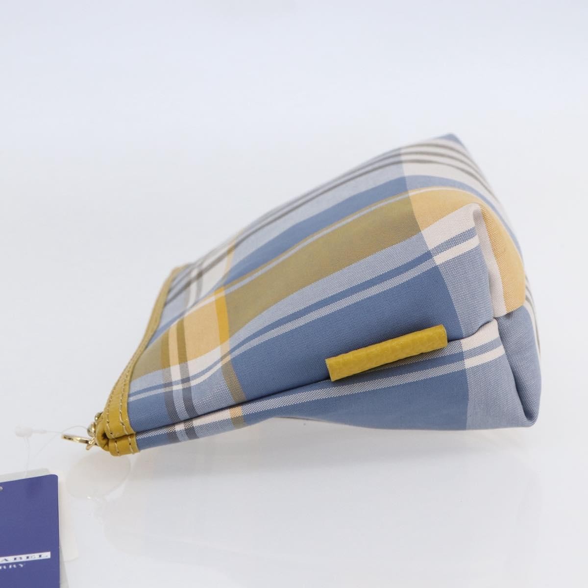Burberry Nova check Pochette Canvas, BLUE, CANVAS, Clutche & pouche