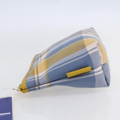 Burberry Nova check Pochette Canvas, BLUE, CANVAS, Clutche & pouche