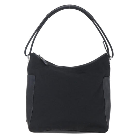 Gucci Zip Hobo Canvas, BLACK, CANVAS, Shoulder bag