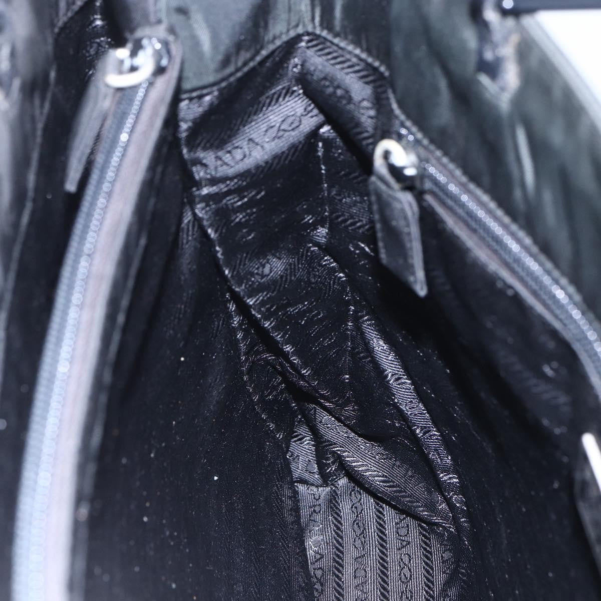 Prada Vintage Tote Tessuto, BLACK, NYLON, Tote bag