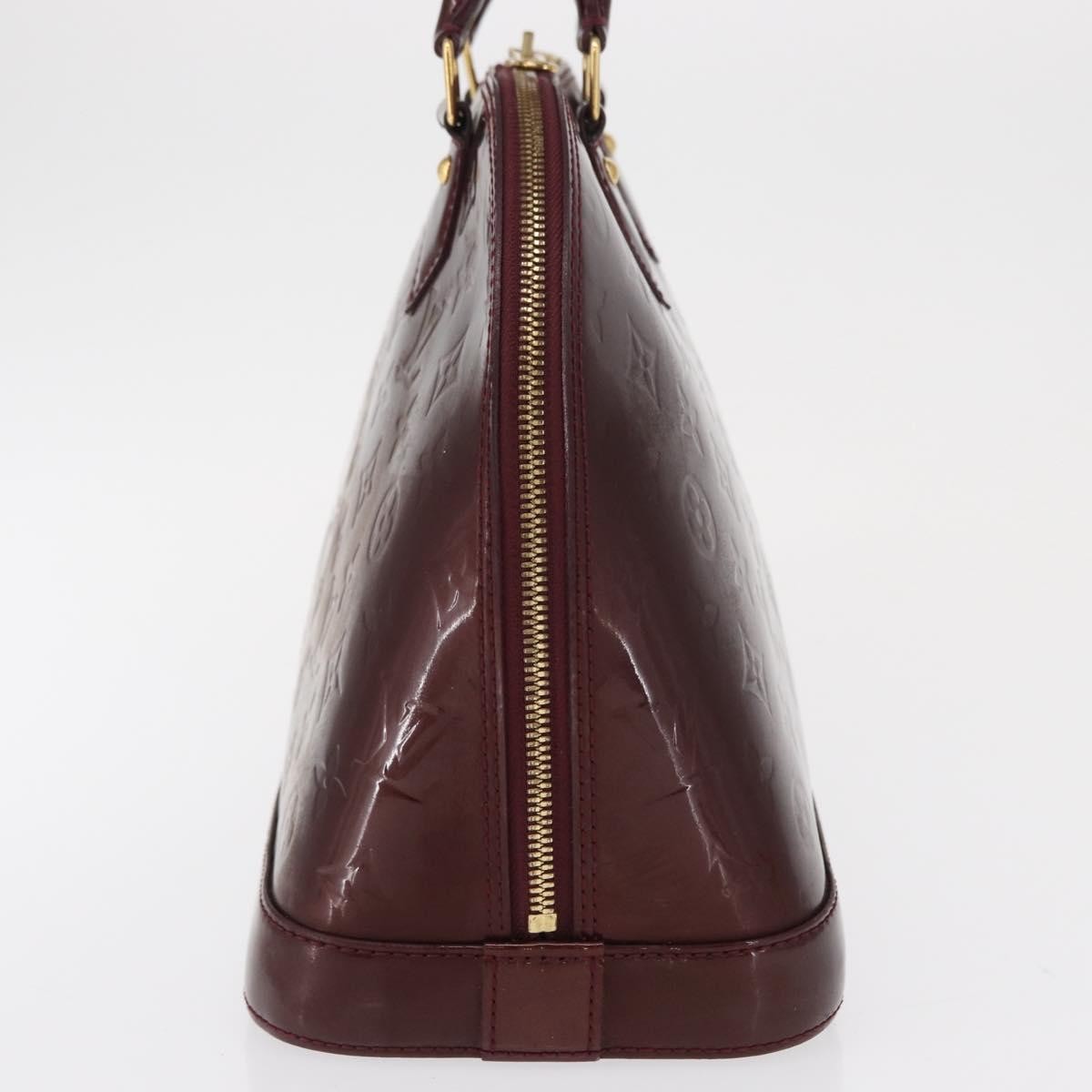 Louis Vuitton Alma Handbag Patent Leather, Red, Patent Leather, Handbag