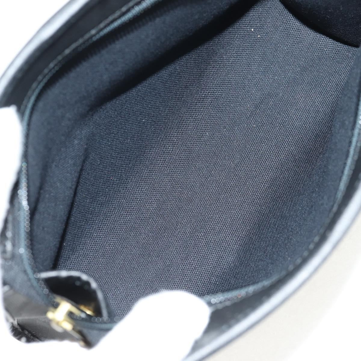 Christian Dior Vintage Trotter Pouch Diorissimo Canvas, BLACK, PVC, Clutche & pouche