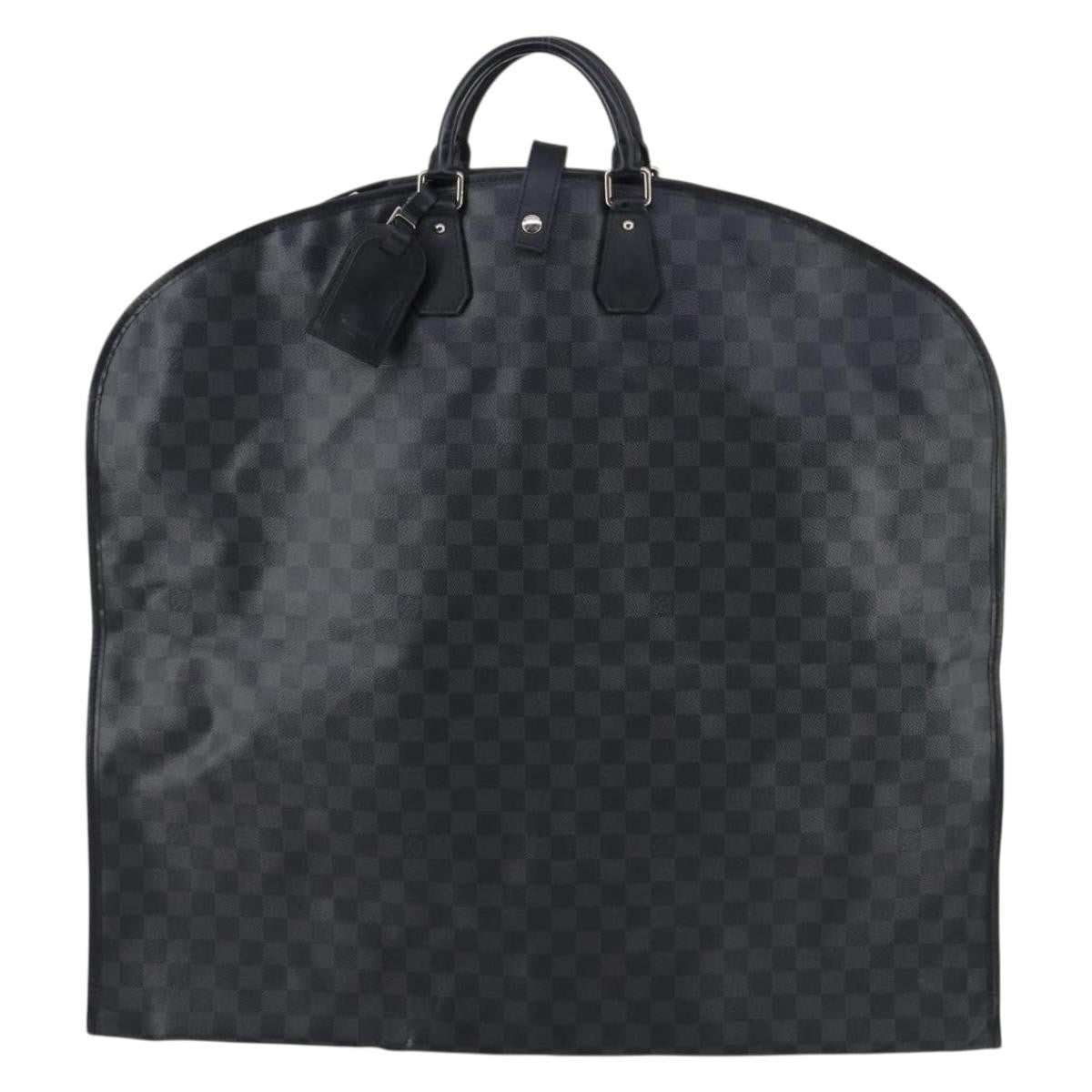 Louis Vuitton Garment Cover Damier Graphite, GRAY, CANVAS, Travel bag