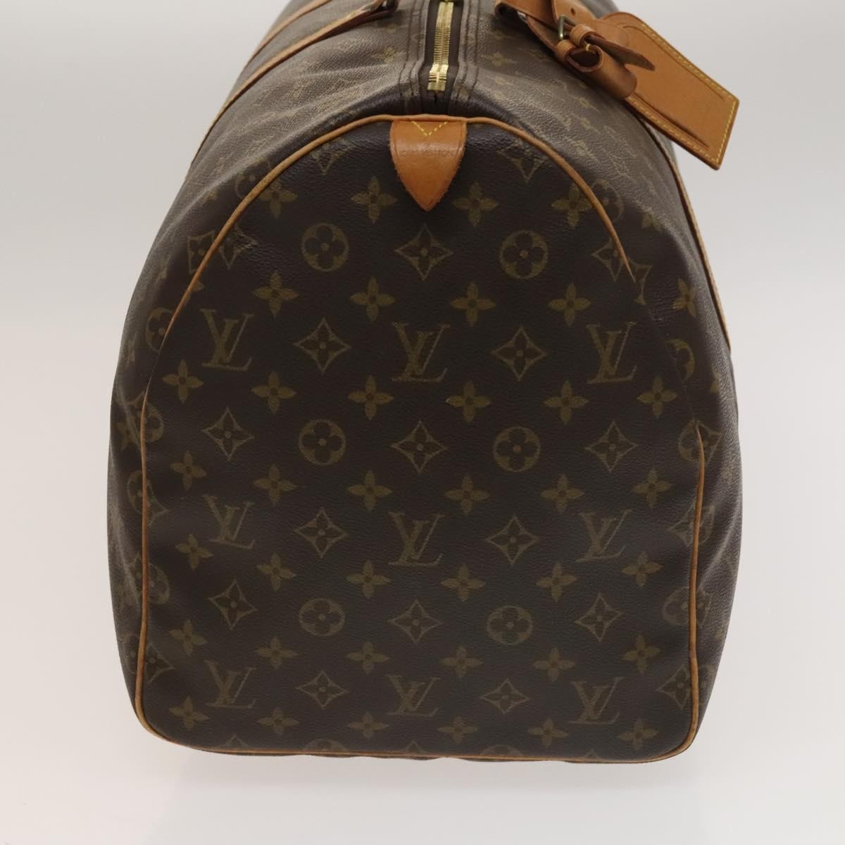 Louis Vuitton Keepall Bag Monogram Canvas, BROWN, CANVAS, Travel bag