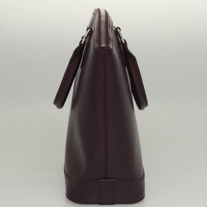 Louis Vuitton Lockit Handbag Epi Leather, PURPLE, LEATHER, Handbag