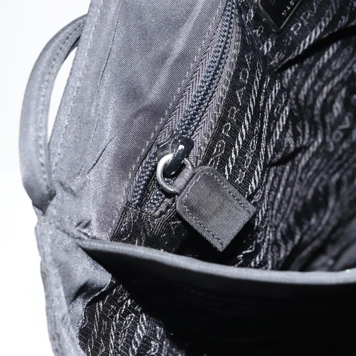 Prada Vintage Tote Tessuto, BLACK, NYLON, Tote bag