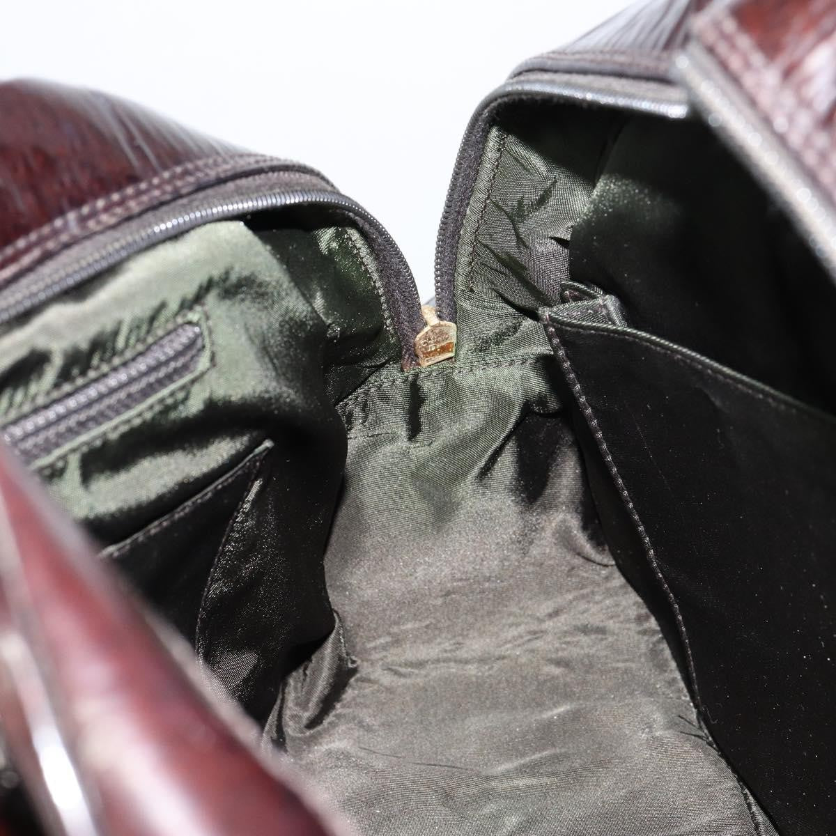 Christian Dior Vintage Saddle Bowler Bag Trotter Canvas, BROWN, CANVAS, Handbag