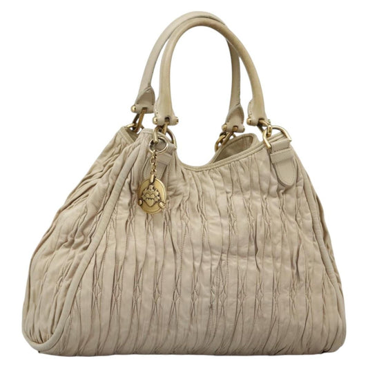 Bally Handbag Leather, BEIGE, LEATHER, Tote bag