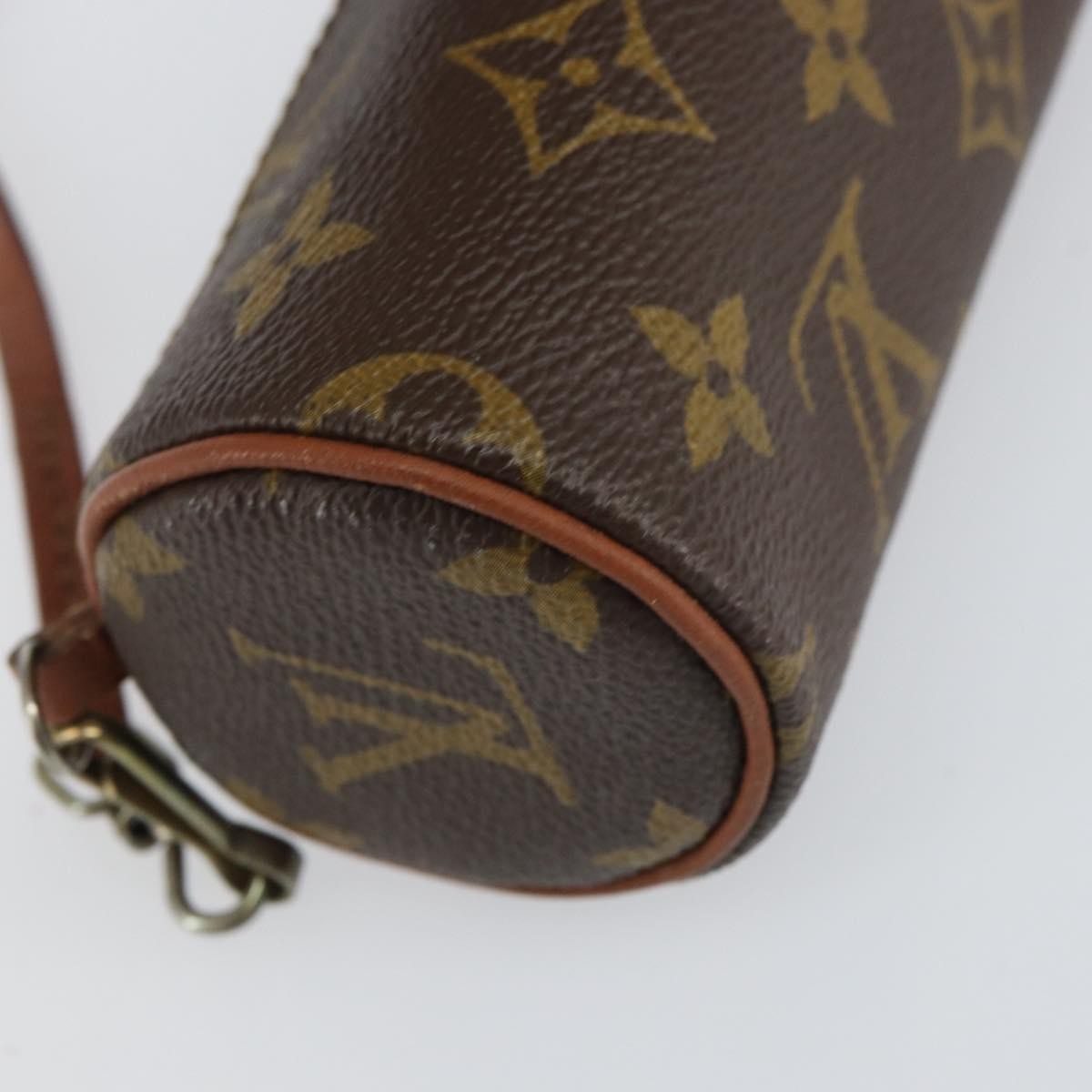 Louis Vuitton Papillon Pochette Monogram Canvas, BROWN, CANVAS, Clutche & pouche