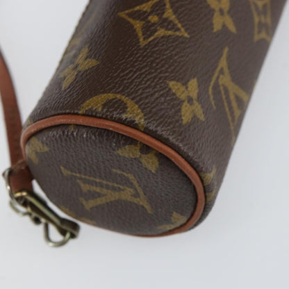 Louis Vuitton Papillon Pochette Monogram Canvas, BROWN, CANVAS, Clutche & pouche