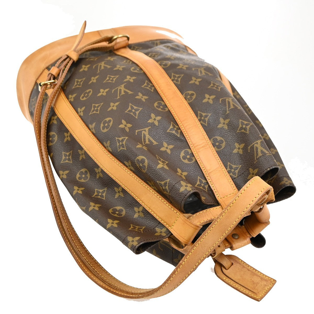 Louis Vuitton Randonnee Backpack Monogram Canvas, BROWN, CANVAS, Shoulder bag