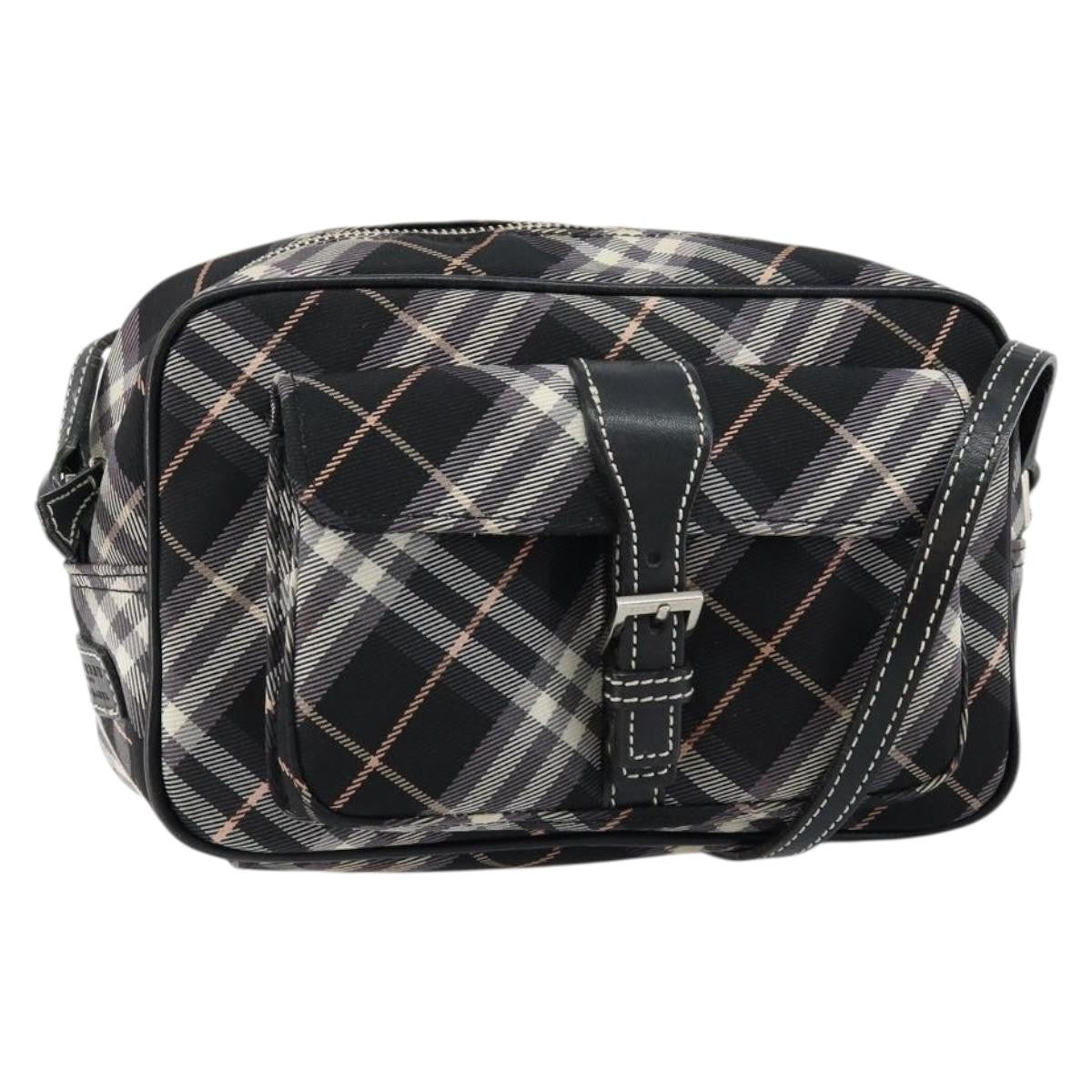 Burberry Nova Check Blue Label Nylon, BLACK, NYLON, Travel bag