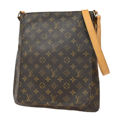 Louis Vuitton Musette Salsa Handbag Monogram Canvas, Brown, Canvas, Shoulder Bag