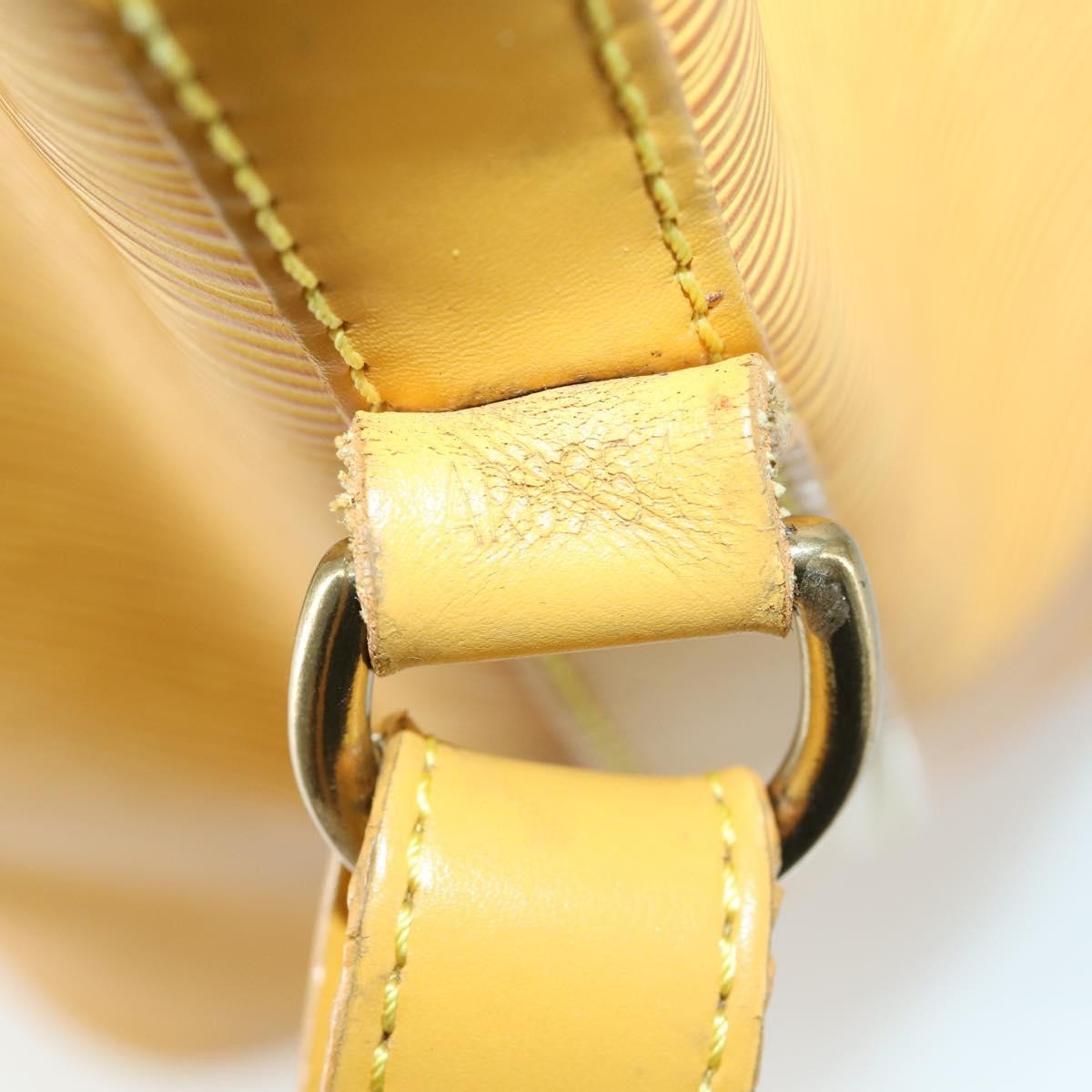Louis Vuitton Petit Noe Handbag Epi Leather, YELLOW, LEATHER, Shoulder bag
