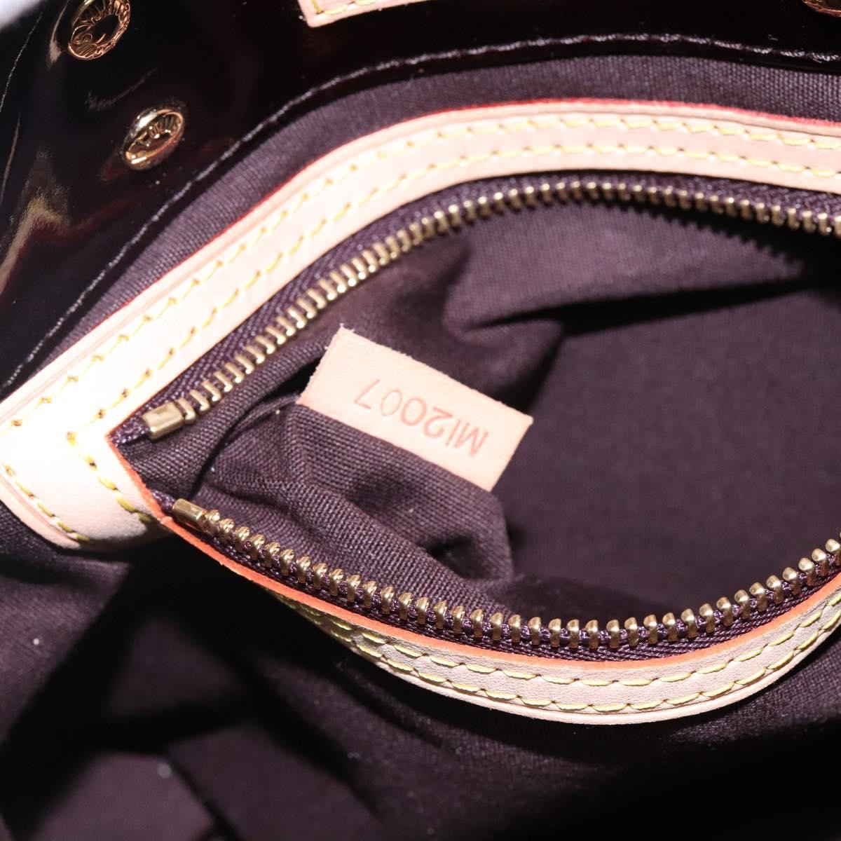 Louis Vuitton Reade Handbag Monogram Vernis, BURGUNDY, PATENT_LEATHER, Handbag