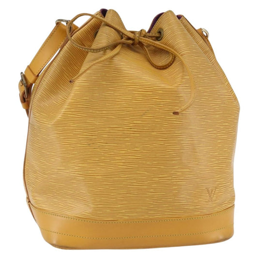 Louis Vuitton Noe Handbag Epi leather, YELLOW, LEATHER, Shoulder bag
