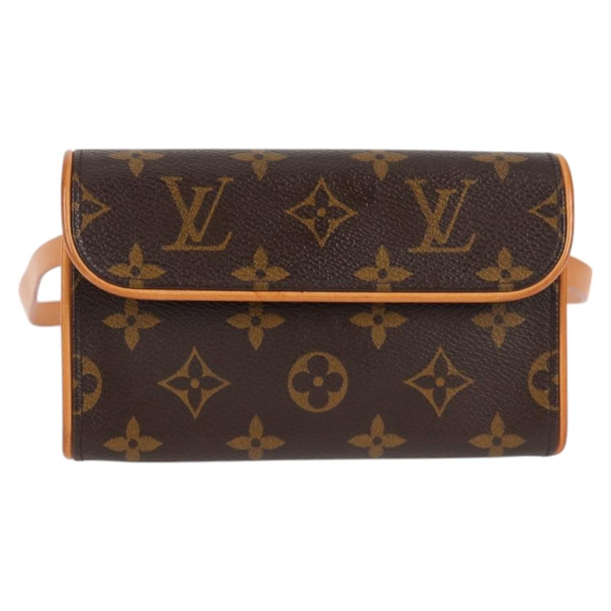 Louis Vuitton Florentine Waist Bag Monogram Canvas, BROWN, CANVAS, Shoulder bag