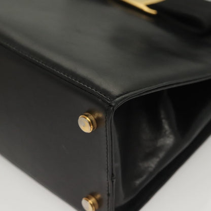 Salvatore Ferragamo Convertible Vara Bow Tote Leather, BLACK, LEATHER, Handbag