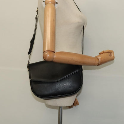 Burberry Flap Shoulder Bag Leather, BLACK, LEATHER, Shoulder bag