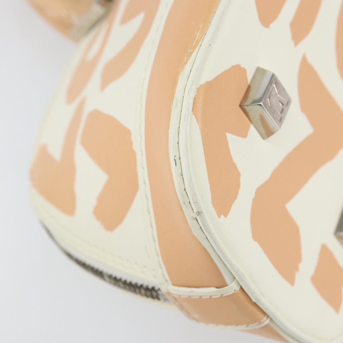 Louis Vuitton Alma Handbag Limited Edition Graffiti Leather, WHITE, CANVAS, Handbag