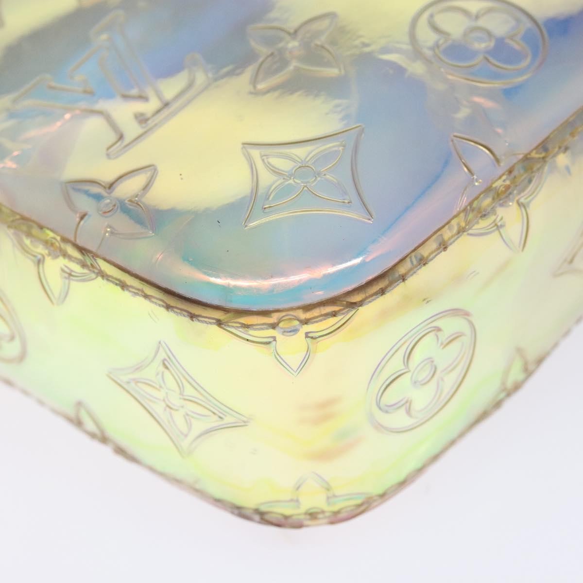 Louis Vuitton Pochette Volga Limited Edition Monogram Prism PVC, SILVER, PVC, Clutche & pouche