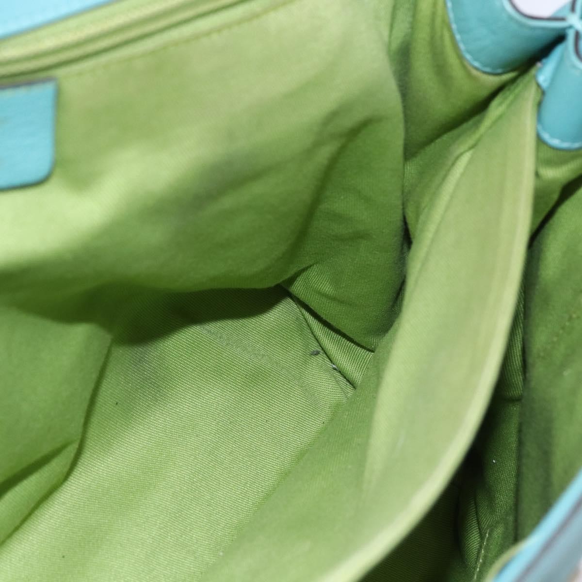 Salvatore Ferragamo Virna Satchel Leather, TURQUOISE, LEATHER, Tote bag