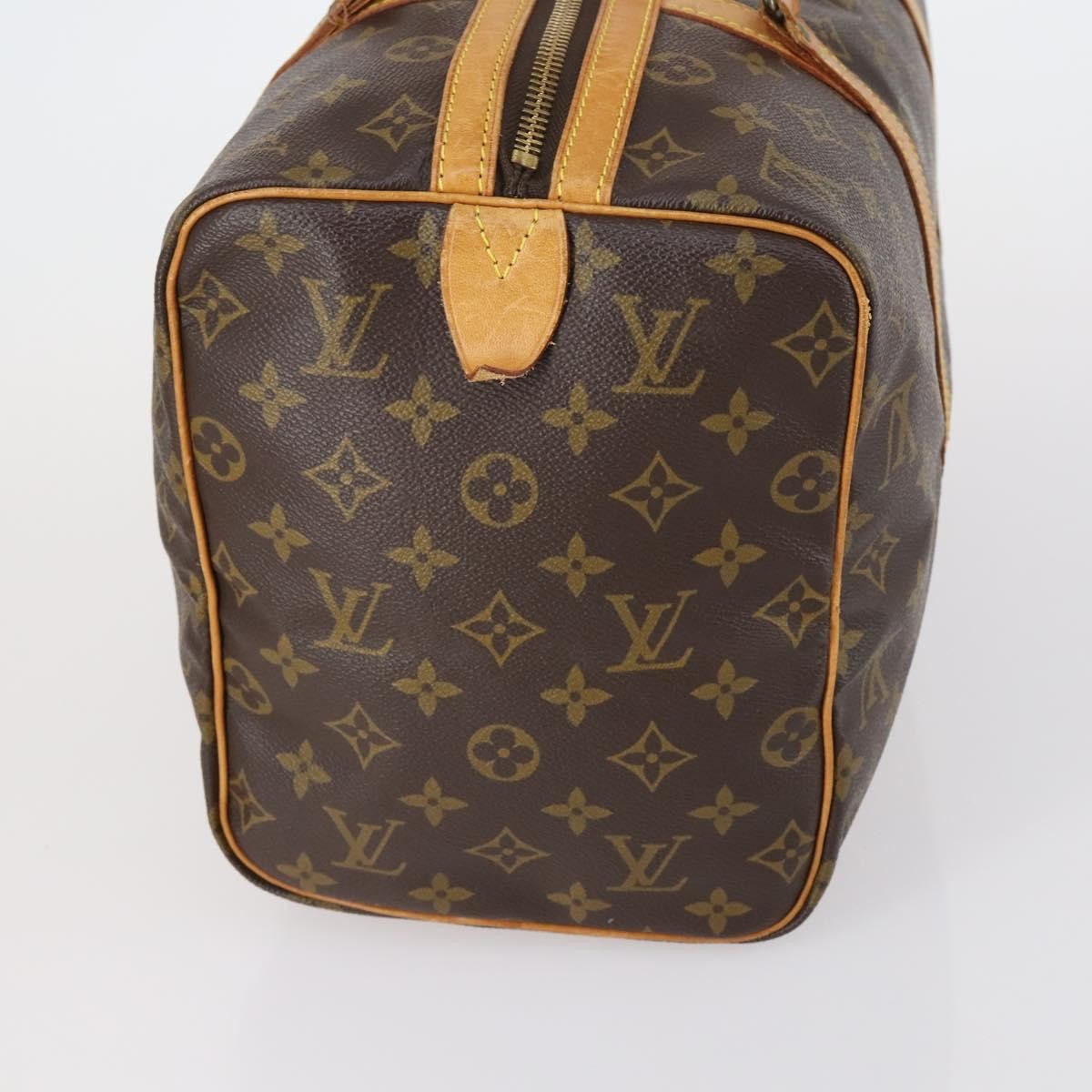 Louis Vuitton Sac Souple Handbag Monogram Canvas, BROWN, CANVAS, Travel bag
