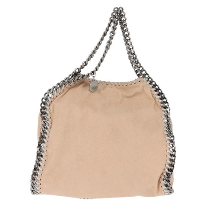 Stella McCartney Falabella Fold Over Crossbody Bag Suede, PINK, SUEDE, Crossbody bag