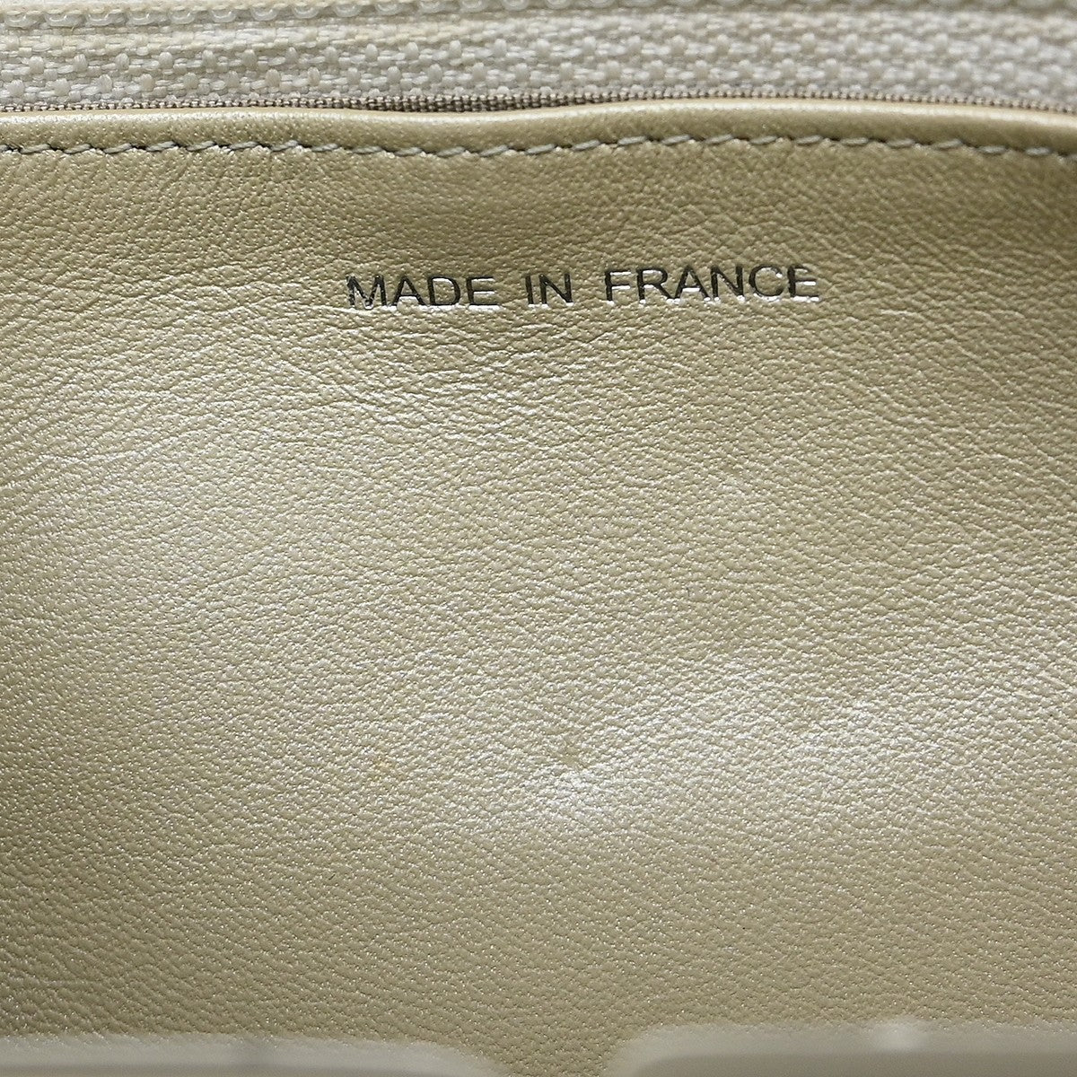 Chanel Timeless Wallet on Chain Textured Leather, Silver, Leather, Wallet