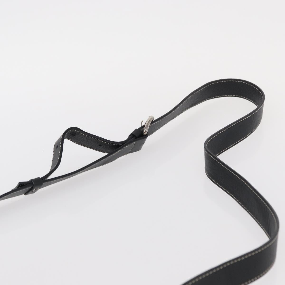 Celine Vintage Macadam Shoulder Bag Canvas and Leather, GRAY, CANVAS, Shoulder bag