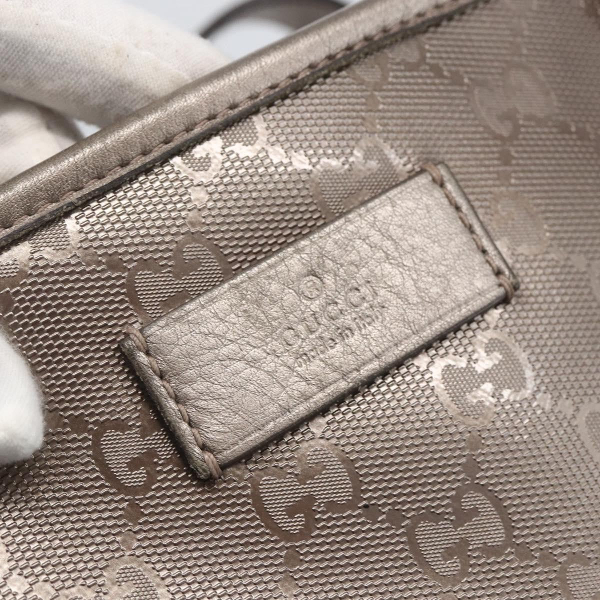 Gucci Plus Tote GG Imprime, SILVER, PVC, Tote bag