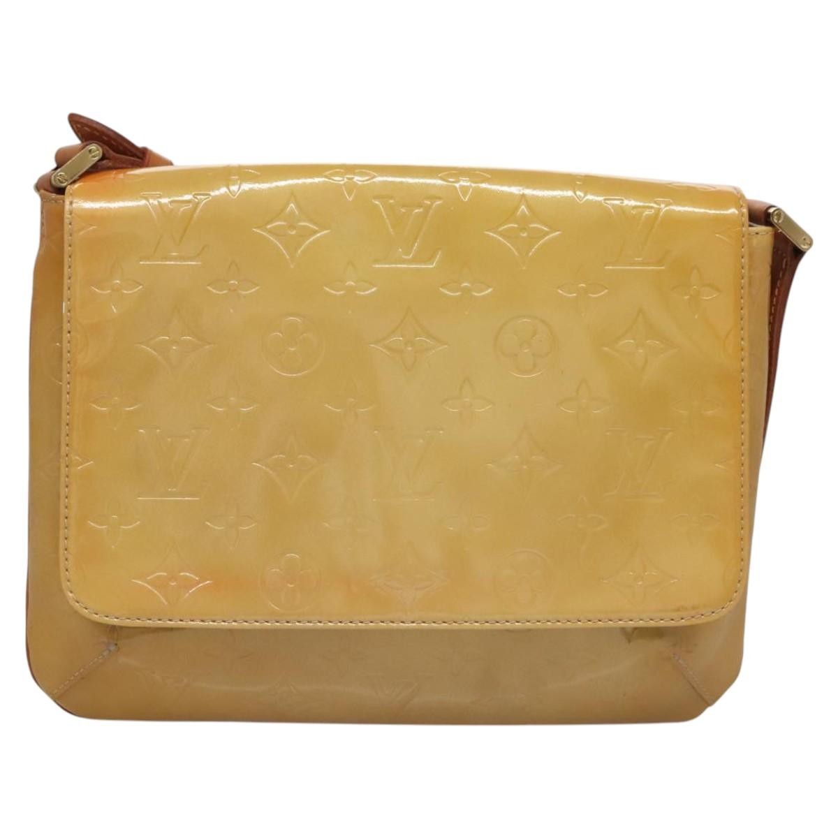 Louis Vuitton Thompson Street Handbag Monogram Vernis, BEIGE, PATENT_LEATHER, Handbag