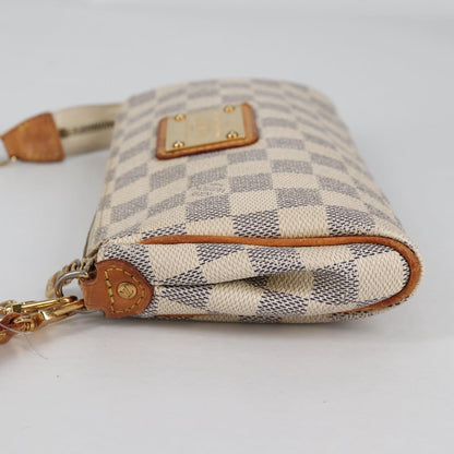 Louis Vuitton Eva Handbag Damier, WHITE, CANVAS, Shoulder bag