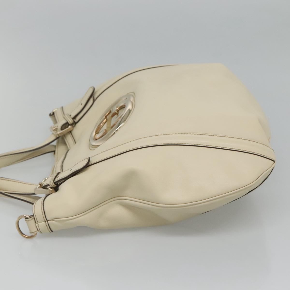 Gucci Britt Convertible Satchel Leather, BEIGE, LEATHER, Handbag